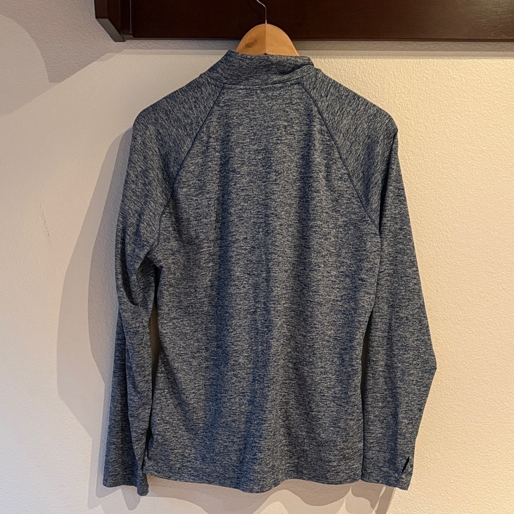 Adidas Performance Tech Quarter Zip Woman’s Pullover Jacket, Navy, Size L/XL - Picture 2 of 12